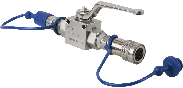 Location Connexion CO2 Tuyau/Tuyau avec vanne professionnel