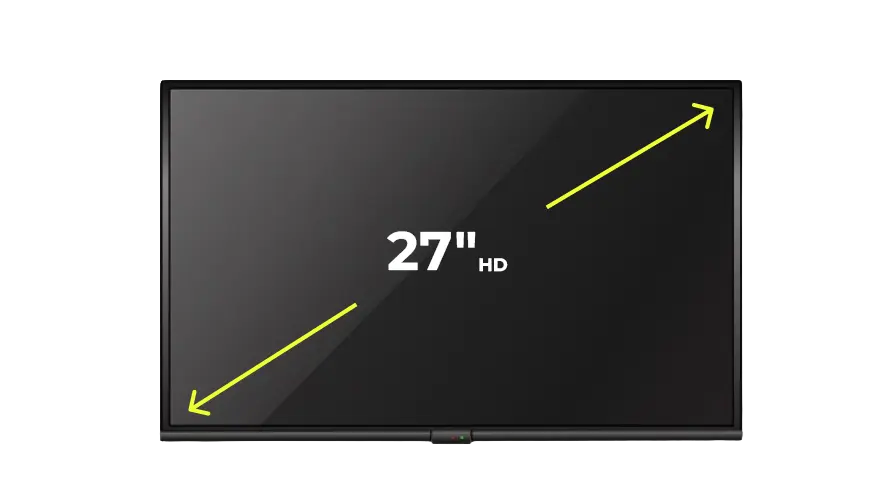 Location Écran Led 27" - 68cm / Full HD professionnel