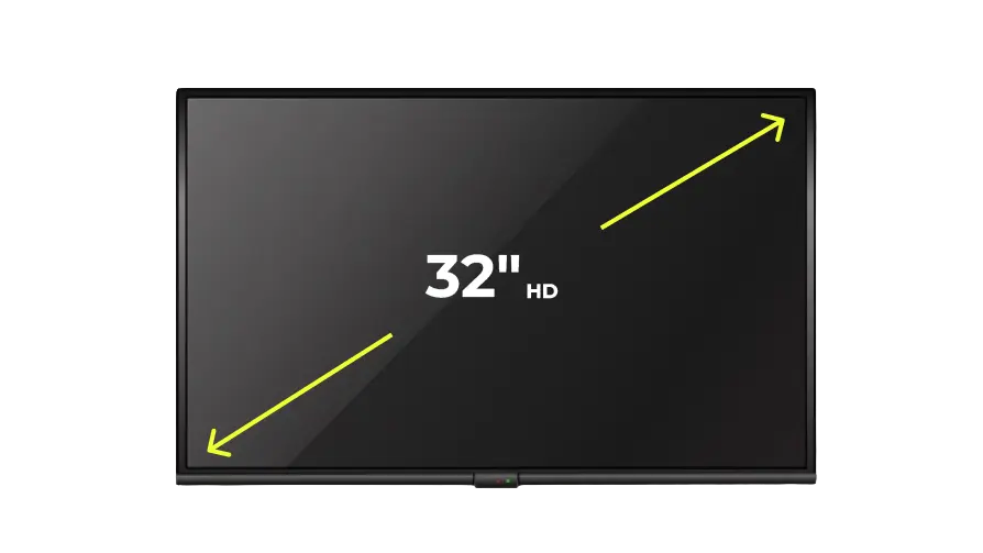 Location Écran Led 32" - 80cm / Full HD professionnel