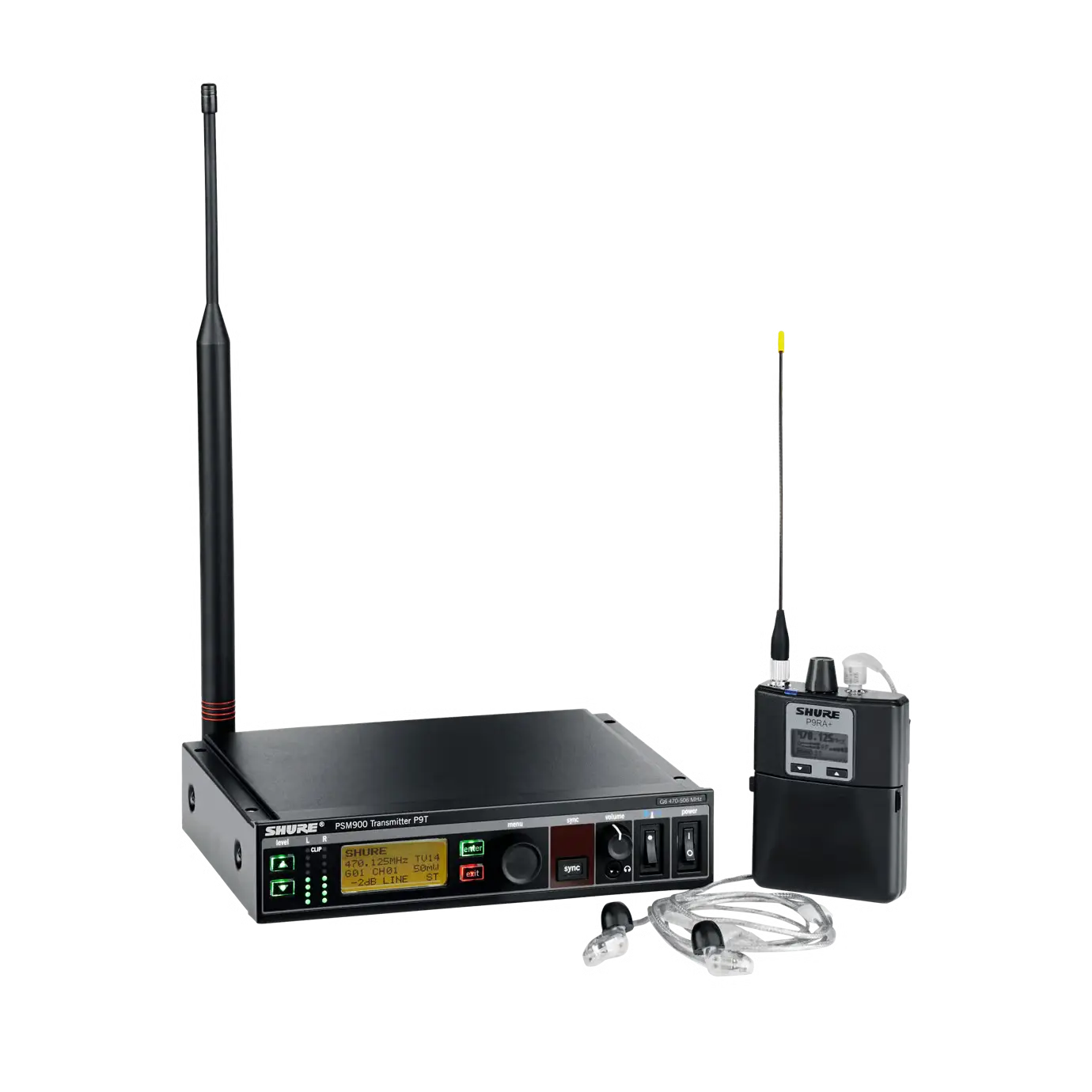 {KIT} SHURE - PSM900 IEM : 1xEmetteur P9T, 1xRécepteur P9RA - Mayenne - Laval - Grand Ouest