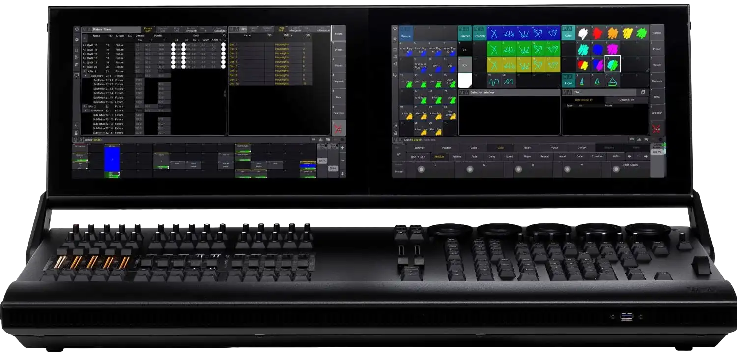 Location MALIGHTING - Console GrandMA 3 Compact XT professionnel