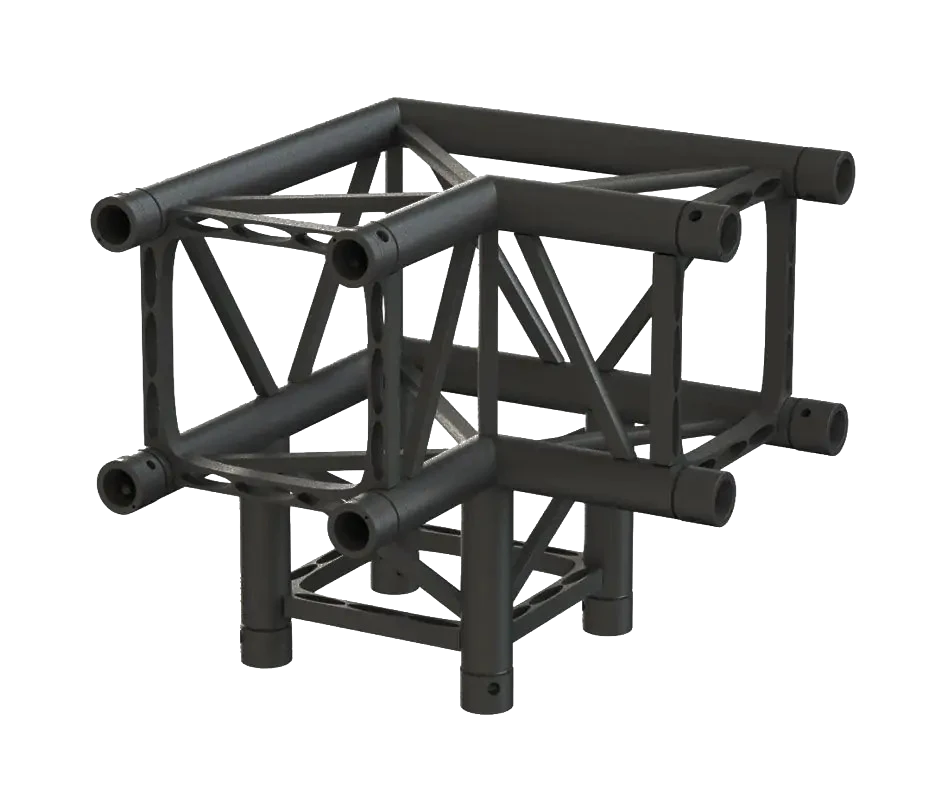 Location SIXTY82 - Angle 3D 90° Structure Carré TPM29S-C312 - NOIR professionnel