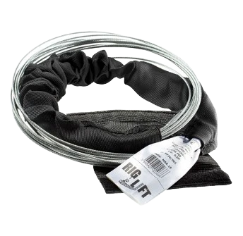 Location STEELFLEX - Élingue 1,5m C=1Tonne + Manille Lyre C=3,25Tonnes - NOIRE professionnel