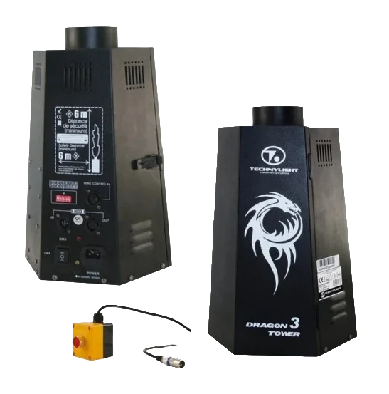 Location TECHNYLIGHT - Projecteur de Flamme DRAGON TOWER 3 / Sans Bouteille professionnel