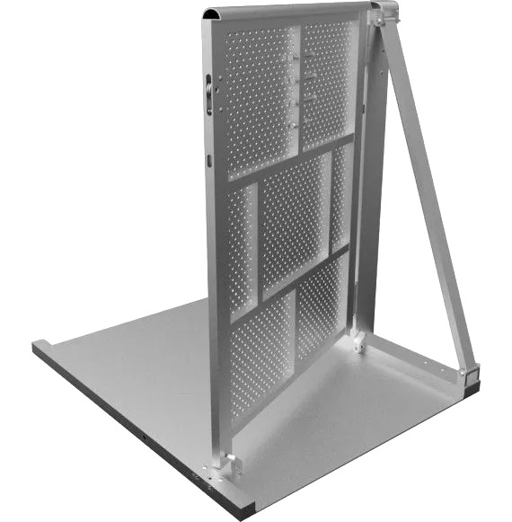 Location TEGOPRO - Crash Barrière avec porte et passage de câble - Longueur 1m - ALU professionnel