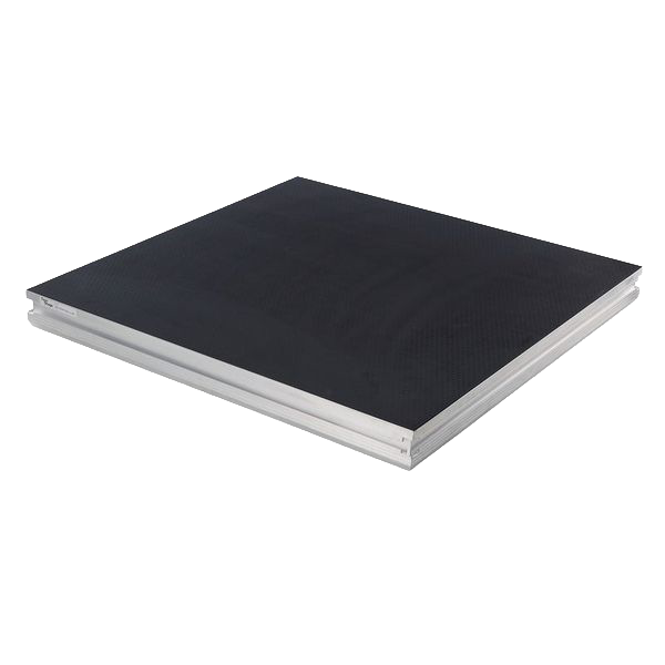 Location TOURSTAGE - Praticable 1x1m C=750Kg/m2 - Sans Pieds professionnel