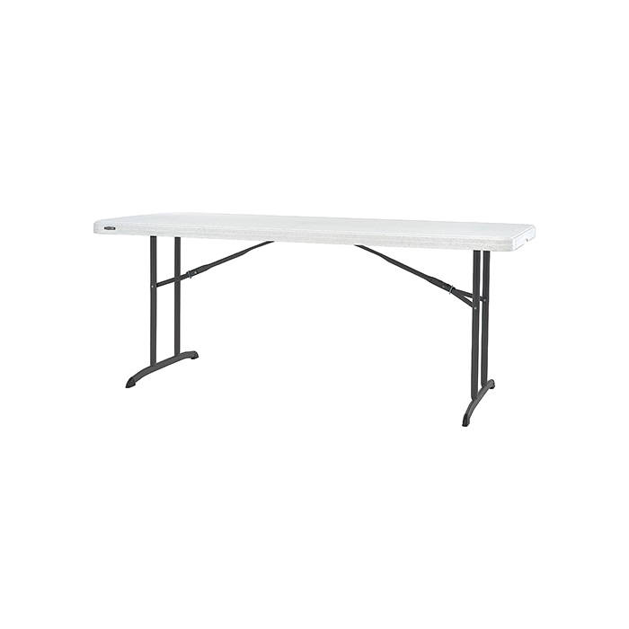 Location Table pliante rectangulaire 183x76cm - BLANCHE professionnel