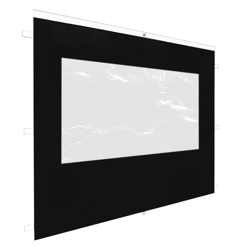 Location BACHE – Bâche de côté Vitrée Protente Noire 4m professionnel