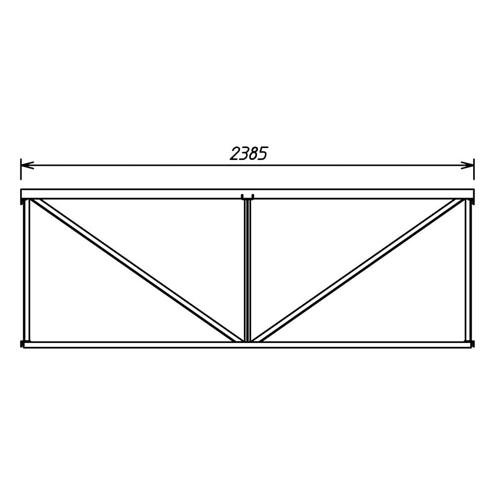 Location STACCO – Ferme Renforcée Hauteur 80cm – Longueur 2,44m professionnel
