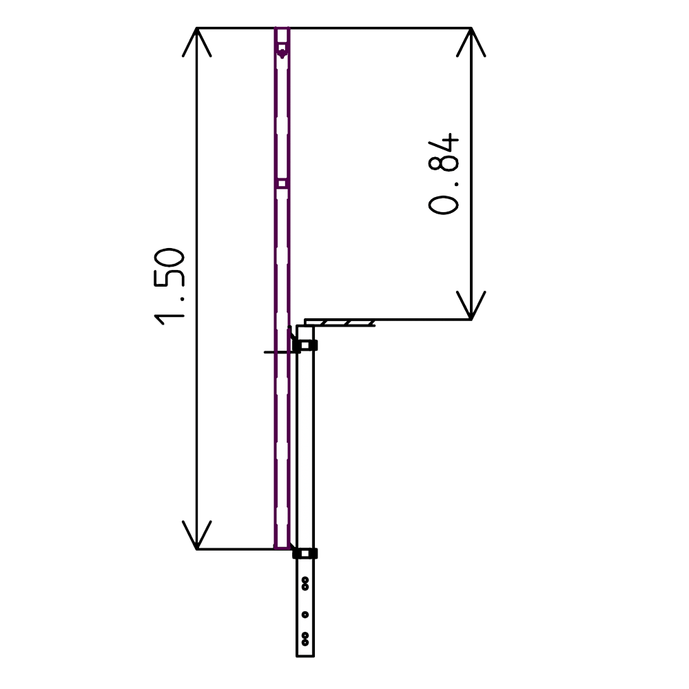 Location STACCO – Poteau de Garde-Corps professionnel