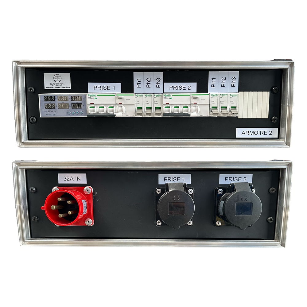 Location Armoire de Distribution 32AT -> 2x16AT professionnel