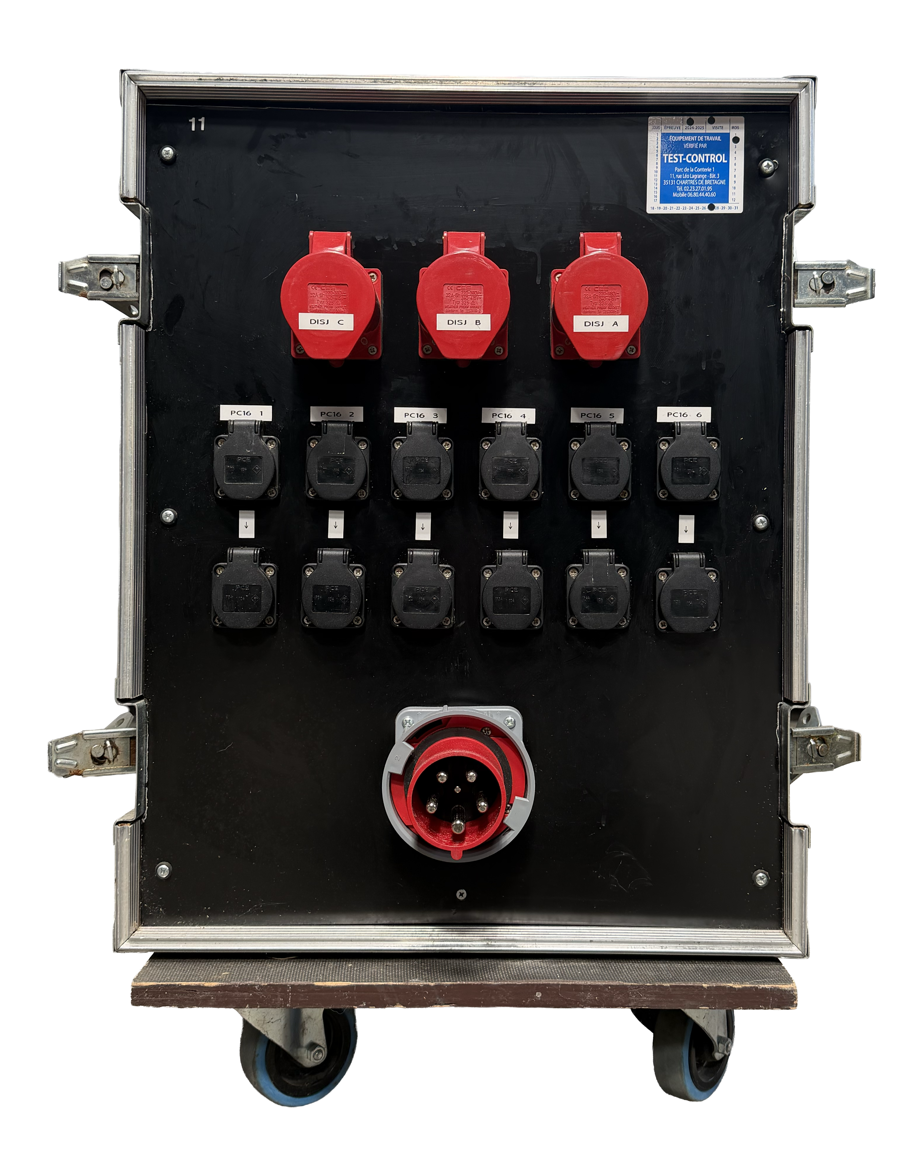 Location Armoire de Distribution 63AT -> 3x32AT + 12xPC16 / Avec Ampèremètre professionnel