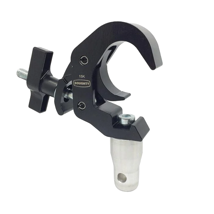 Location DOUGHTY – Crochet + manchon 50mm C=250Kg 38-51mm – NOIR professionnel