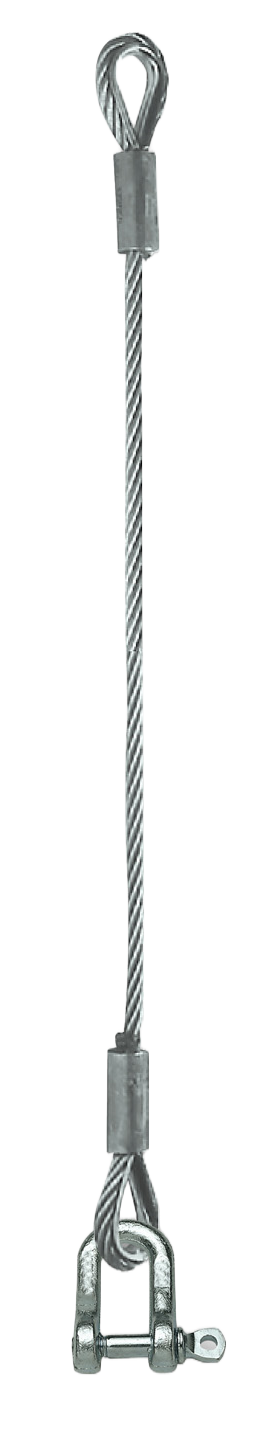 Location Élingue Acier 1m CMU = 1T + Manille Lyre C=2Tonnes professionnel