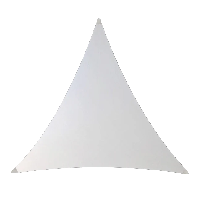 Location LYCRA – Triangle Isocèle – H3m – L2m – BLANC professionnel
