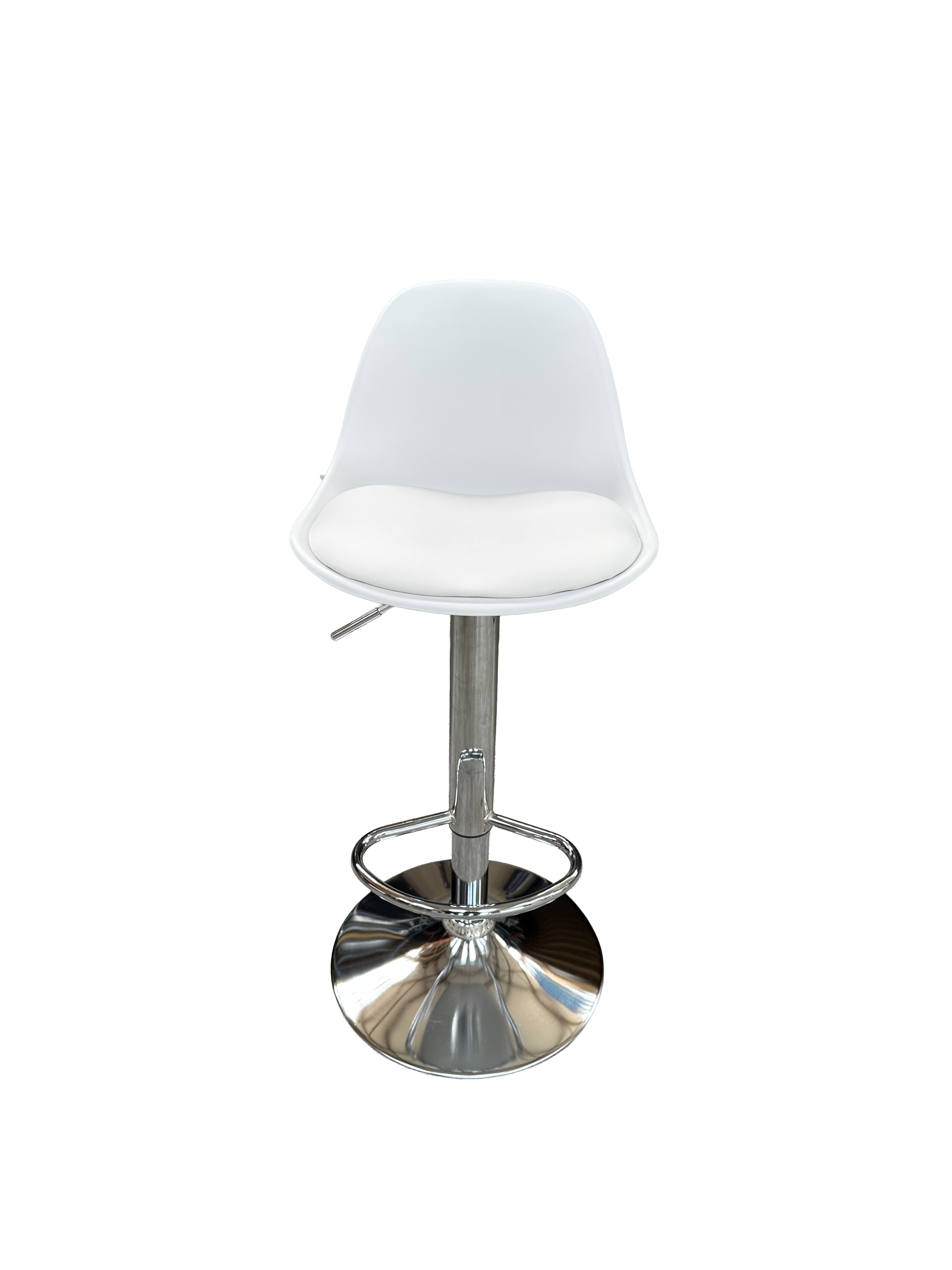 Location Tabouret haut avec dossier - BLANC professionnel