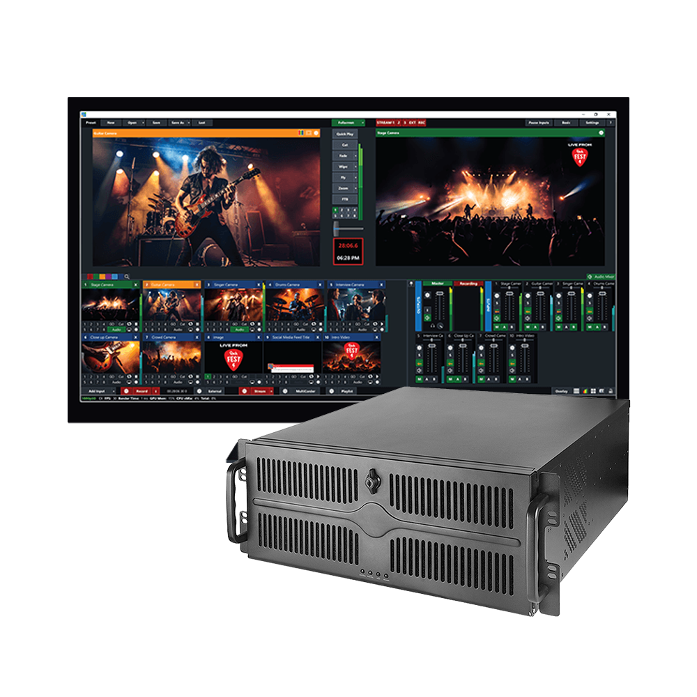 VMIX - PC médiaserveur